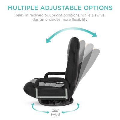 Cadeira giratória de jogos 360 graus Multipurpose Rocker de cadeira de chão para TV de cor personalizada