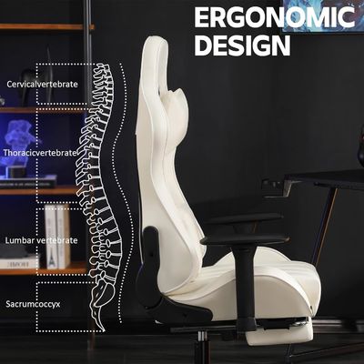 Customize Home Office Ergonomic Gaming Chair com altura e apoio de pé ajustáveis