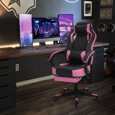 ALINUNU Racing Style PU Leather Gaming Chair com cor personalizada e design ergonômico