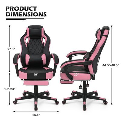 ALINUNU Racing Style PU Leather Gaming Chair com cor personalizada e design ergonômico