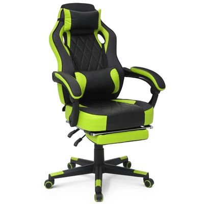 ALINUNU Racing Style PU Cadeira de Jogo Cadeira de Computador Ergonômica com Design Moderno