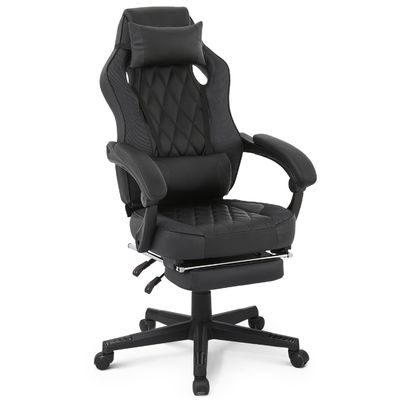 Obtenha a última cadeira de jogos na ALINUNU Racing Style PU couro com altura ajustável