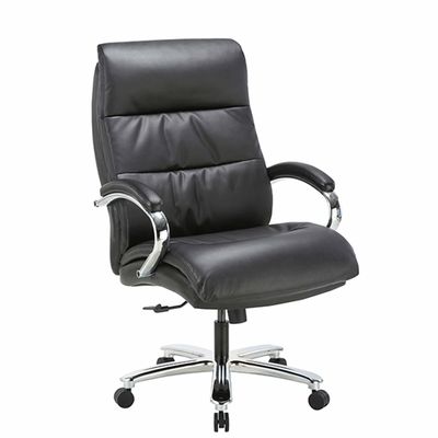 Cadeira de escritório ergonômica de acabamento esfregado com óleo direto com parte traseira de malha e braço de ajuste de altura