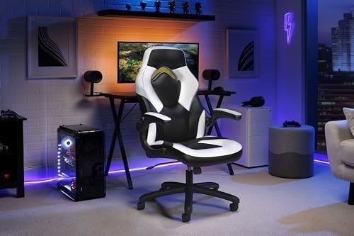 Cadeira de jogo de costas altas de altura ajustável estilo de corrida 360 giratório para sala de jogos de computador