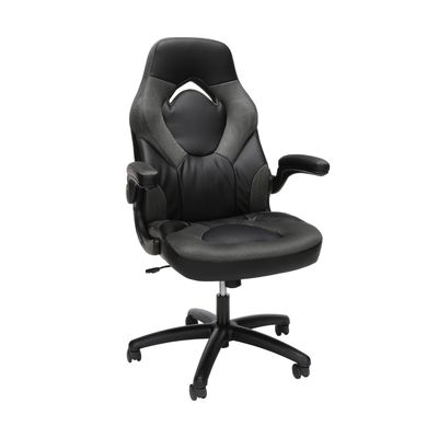 Cadeira de jogo de couro de estilo de corrida com costas altas Cadeira de computador giratória ergonômica 360