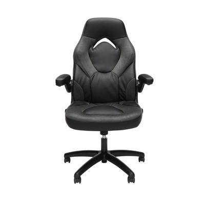 Cadeira de jogo de couro de estilo de corrida com costas altas Cadeira de computador giratória ergonômica 360
