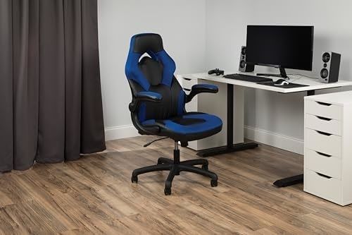 360 Girável ALINUNU Cadeira de jogos estilo de corrida traseiro alto PC Computador Mesa de jogos apoio de cabeça integrado