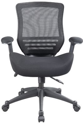Cadeira de escritório Cadeira de computador de malha ergonômica com apoios de braço e altura ajustáveis