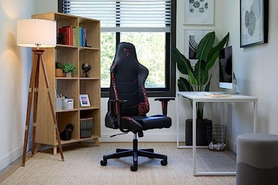 Cadeira de computador de PC ergonômica de cor personalizada de jogos com apoio de cabeça integrado