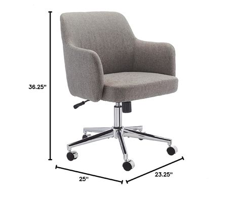 Cadeira de escritório rotativa de 360 graus com design moderno e altura ajustável