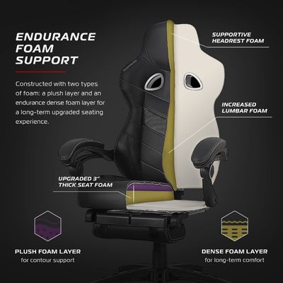 Cadeira de computador ergonômica elegante para adultos Peso máximo recomendado 275 libras