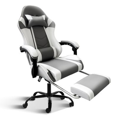 Peso item 33 libras Cadeira de jogos com apoio para os pés e suporte lumbar Ergonômica