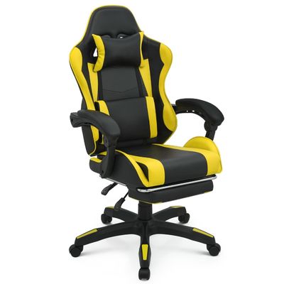 Embalagem de correio Cadeira de jogos de computador personalizada de cores com apoio para a cabeça e suporte lombar