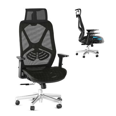 3 Gas Lift Ergonomic High Back Office Chair com Dynamic Seat Design estilo moderno