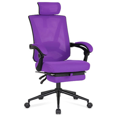 Acessível OEM ODM High Back Office Chair com suporte lombar e apoio de pé 2D ajustáveis
