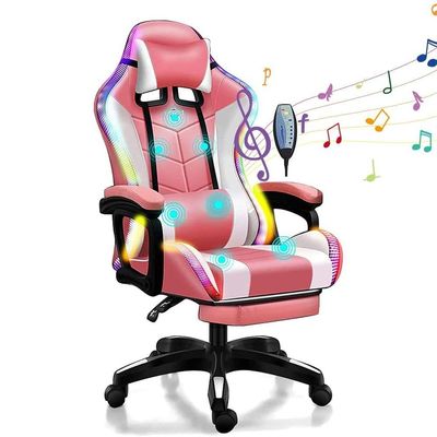 OEM ODM cadeira de jogos RGB com 7 pontos de massagem alto-falantes e características personalizáveis