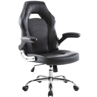 Cadeira giratória de couro sintético ALINUNU Cadeira ergonômica de jogos de computador para corridas em casa