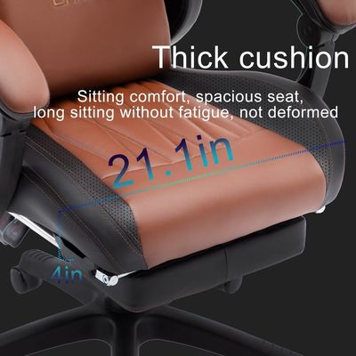 Cadeira giratória ALINUNU Cadeira de jogos com computador ergonômico com apoio de cabeça e apoio lombar