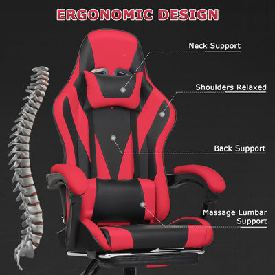 ALINUNU Direct High Back Chair de jogos com apoio de pé em cor personalizada e alumínio