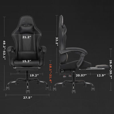 High Back Gaming Chair ALINUNU Direct Ergonomic Racing Chair com estilo de design moderno
