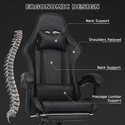 High Back Gaming Chair ALINUNU Direct Ergonomic Racing Chair com estilo de design moderno