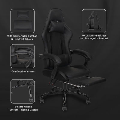 High Back Gaming Chair ALINUNU Direct Ergonomic Racing Chair com estilo de design moderno