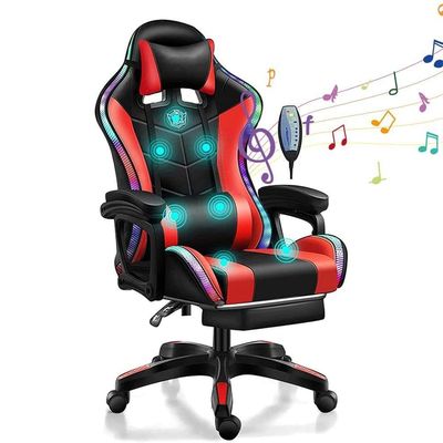 Cadeira de jogos ALINUNU Design personalizado com massagem de 7 pontos e alto-falantes embutidos