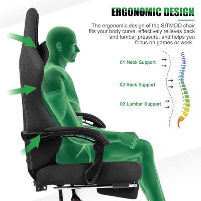 Melhore a sua experiência de jogo com a nossa cadeira de jogo com computador ergonômico
