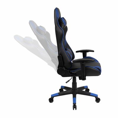 Cadeira de jogos de design moderno com giro ajustável e capacidade de 280 libras