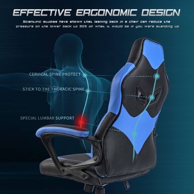 Cadeira de jogo de corrida ALINUNU A combinação perfeita de conforto e apoio para adultos