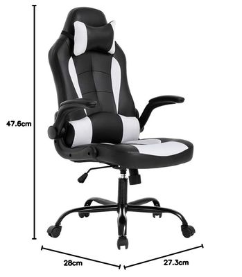 Cadeira giratória de design moderno para adultos Cadeira de computador ergonômica direta ALINUNU