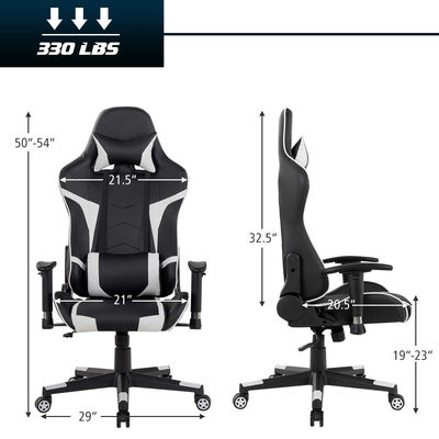 360 giratório / ajuste de altura / reclinador função estilo de design moderno cadeiras de jogos de escritório