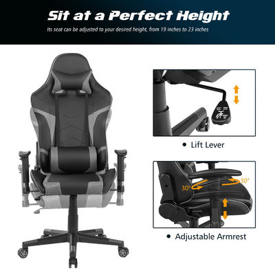 Cadeira de corrida de computador de jogos de ferro de metal de design moderno para escritório Cadeiras de jogos ergonômicas