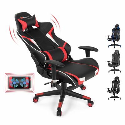 Cadeira de corrida para jogos de computador de altura ajustável para escritório