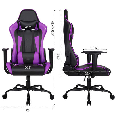 ALINUNU High Back Ergonomic Racing Gaming Chair Cadeira ajustável de altura para jogos