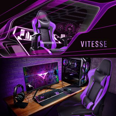 ALINUNU High Back Ergonomic Racing Gaming Chair Cadeira ajustável de altura para jogos