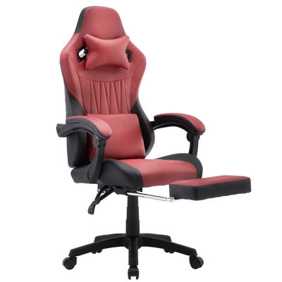 Cadeira de jogos de couro Cadeira de computador executiva de corrida Cadeira de escritório ergonômica Recliner