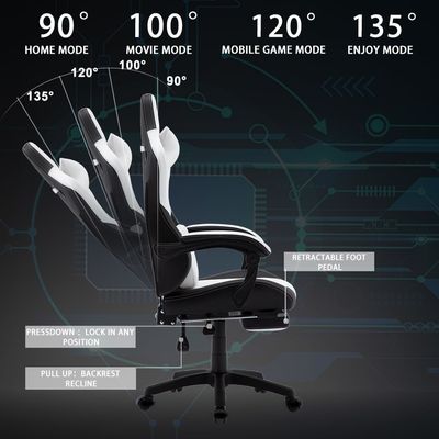 Cadeira de jogo de embalagem de correio ALINUNU Cadeira de computador traseira alta Cadeira de corrida executiva ergonômica