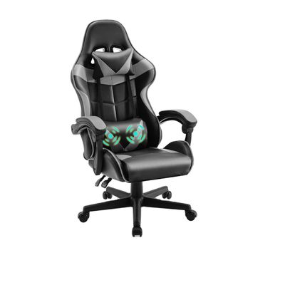 Cadeira de jogos ALINUNU Cadeira ergonômica de costas altas com 3 elevadores de gás e suporte lombar