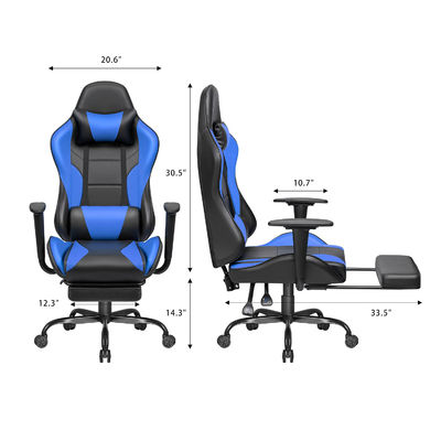 Cadeira de jogos ALINUNU com apoio de pés e serviços personalizados