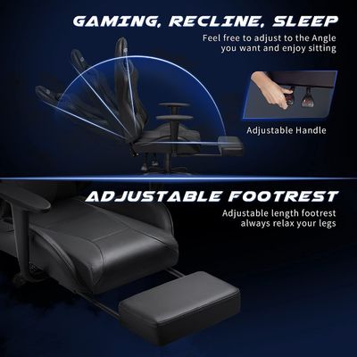 Serviços personalizados Cadeira de jogos de corrida ALINUNU para adultos Cadeira giratória Dimensões do produto