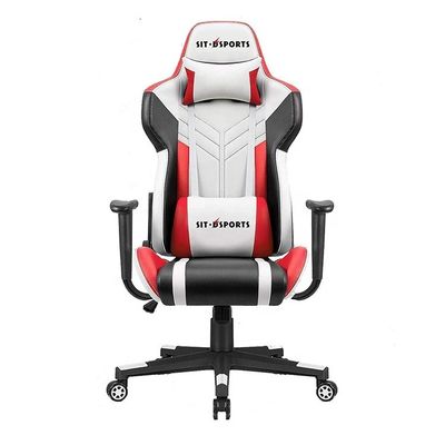 Mobiliário comercial melhor cadeira de jogo de estilo de corrida com design ergonômico de couro