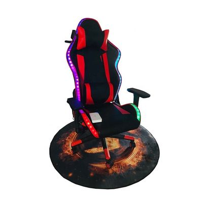 Cadeira de jogos RGB LED Cadeira giratória confortável e profissional para comercial