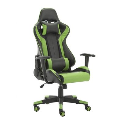 Cadeira de jogos de tecido sintético de couro 2022 com rodas reclinadas PC Gamer Racing Style