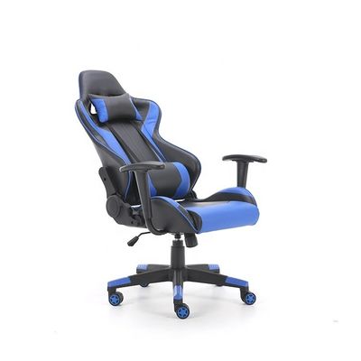 Cadeira de jogos de tecido sintético de couro 2022 com rodas reclinadas PC Gamer Racing Style