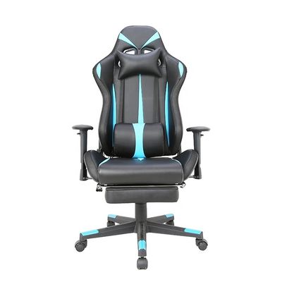 Pronto para o Envio Cadeira Rocker de Couro Original Preto e Azul para Mobiliário de Escritório
