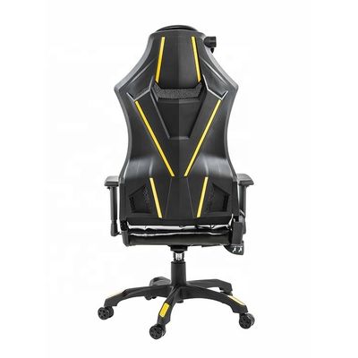 Estilo de design contemporâneo cadeira de corrida de escritório de malha preta para PC