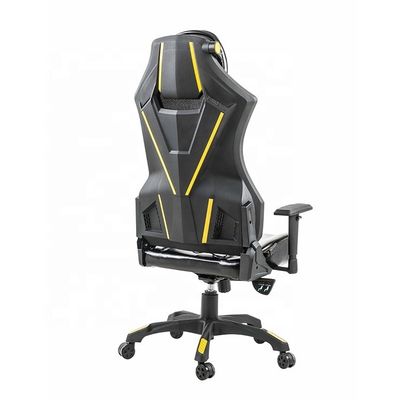 Estilo de design contemporâneo cadeira de corrida de escritório de malha preta para PC