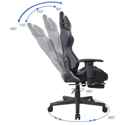 PC Gamer estilo de corrida cadeira executiva couro genuíno cadeira de escritório de jogos confortável