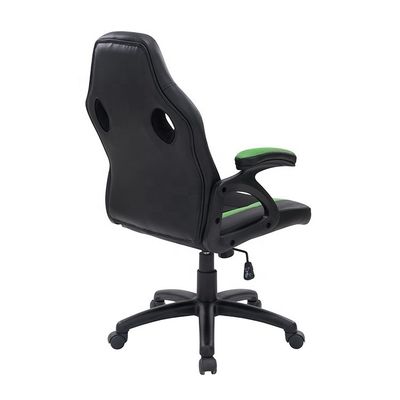 Cadeiras de videojogos Cadeira de escritório ergonômica com couro sintético e espuma de memória